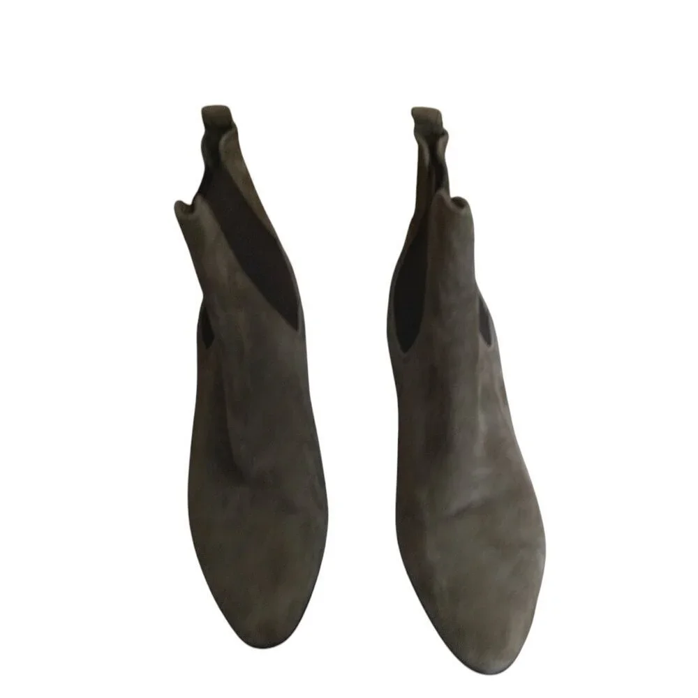 SAM EDELMAN REESA SUEDE ANKLE BOOTS BOOTIES POINTED TOE SIZE 6.5